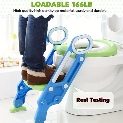 Baby Potty Training Toilet Seat with Step Stool Ladder