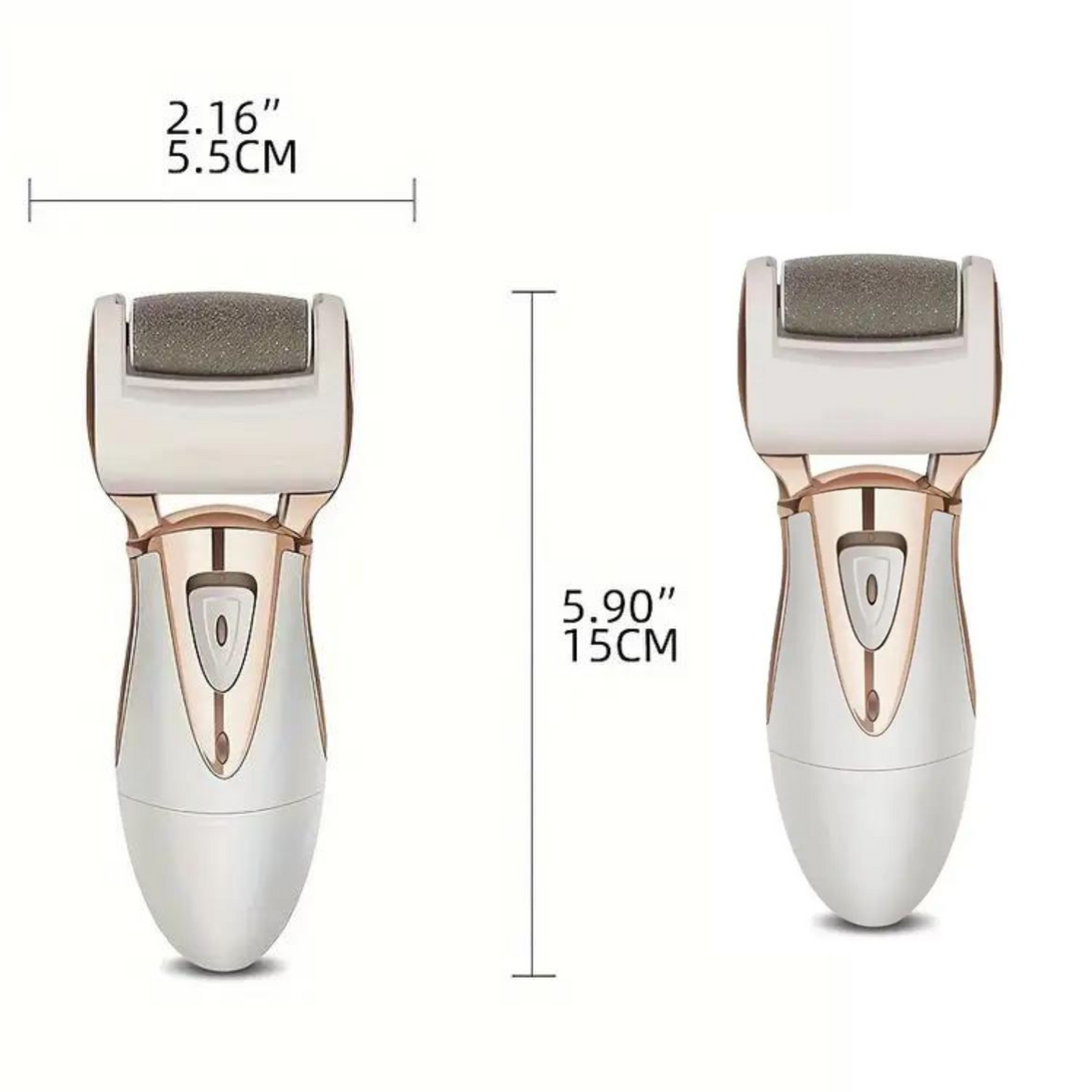 Rechargeable dry skin remover