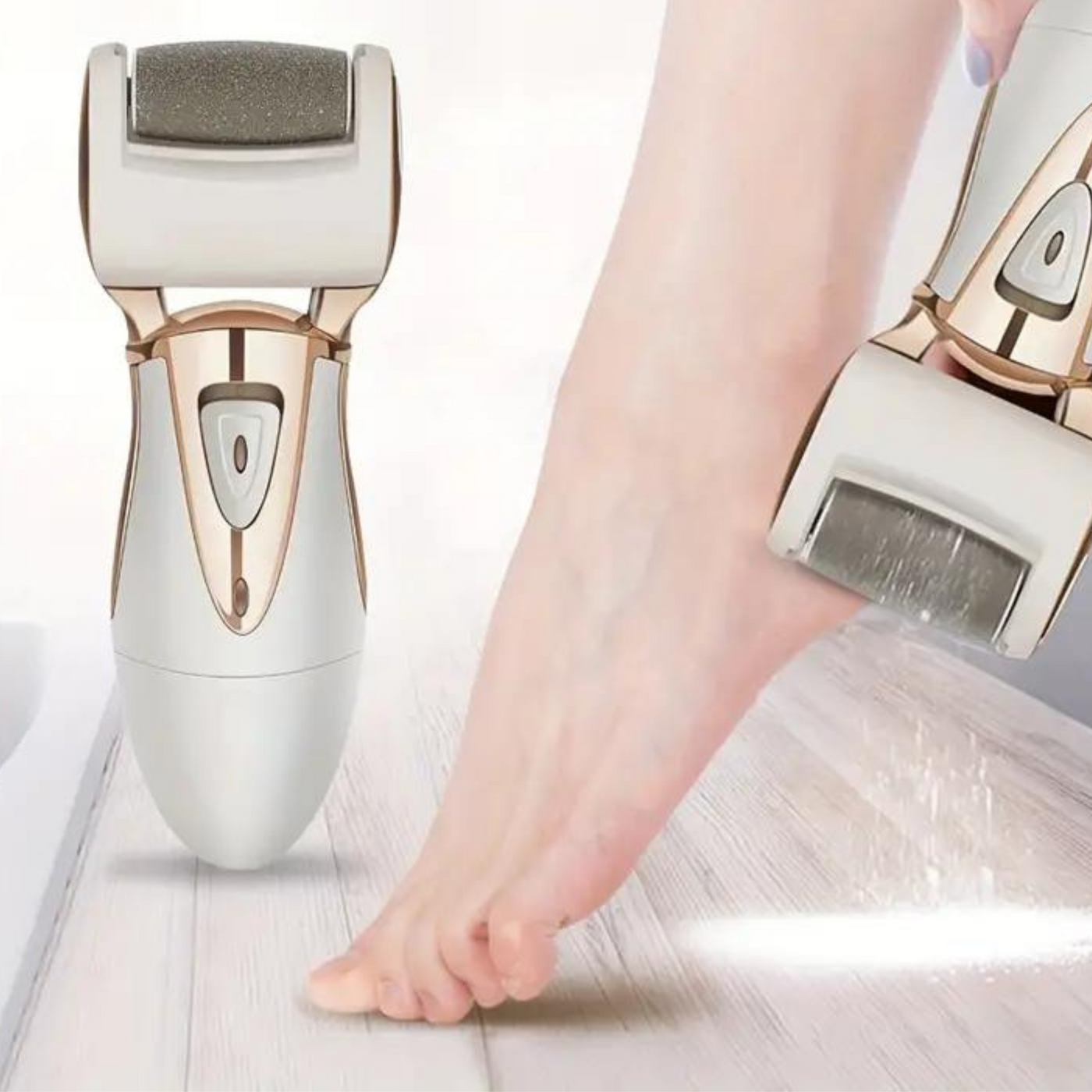 Rechargeable dry skin remover