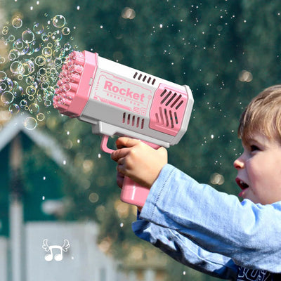 40-hole electric bubble Machine Gun(Pink Color)