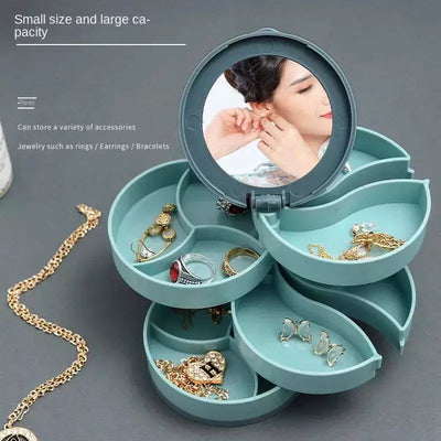 360 Degrees Rotating Jewelry Box